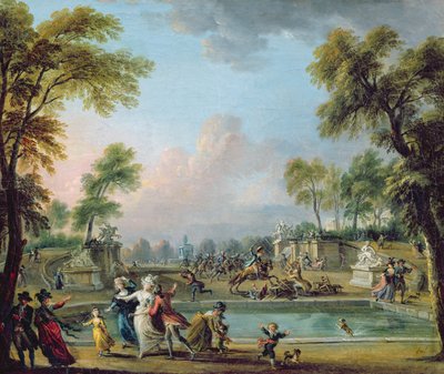 The Charge of the Prince of Lambesc (1751-1825) in the Tuileries Gardens, 12th July 1789 by Jean Baptiste Lallemand